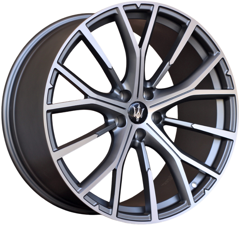 PDW 1573FORGED Alufælge 21" 5x114.3 ET35 – Poleret/grafit mat (sæt á 4)