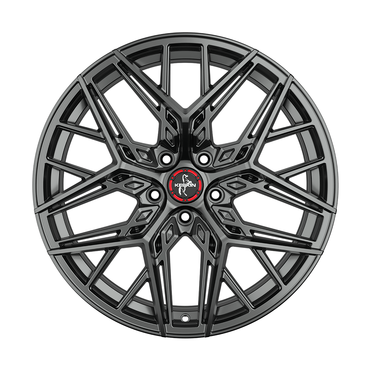 Keskin KT25 Alufælge 19" 5x114.3 ET45 – PALLADIUM PAINTED (sæt á 4)