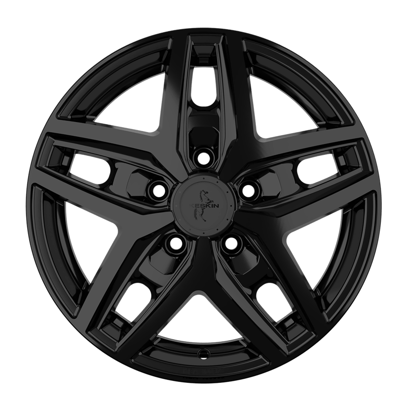 Keskin KT C1-5L Alufælge 16" 5x120 ET50.9 – BLACK PAINTED (sæt á 4)