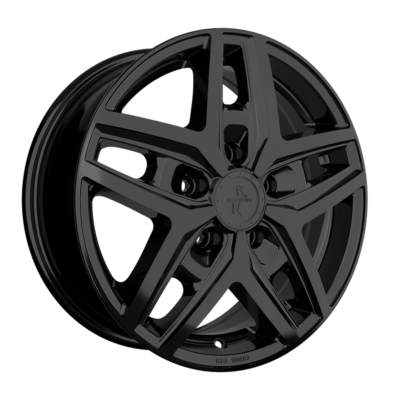 Keskin KT C1-5L Alufælge 16" 5x120 ET50.9 – BLACK PAINTED (sæt á 4)