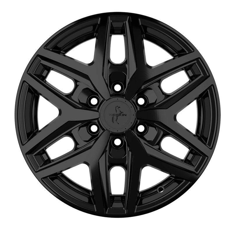 Keskin KT C1-6L Alufælge 16" 6x130 ET60 – BLACK PAINTED (sæt á 4)