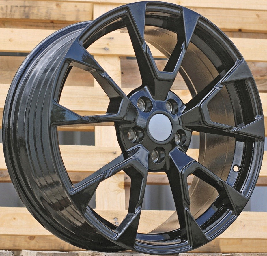 PDW 3639/5776 Alufælge 18" 5x108 ET50 – Sort (sæt á 4)