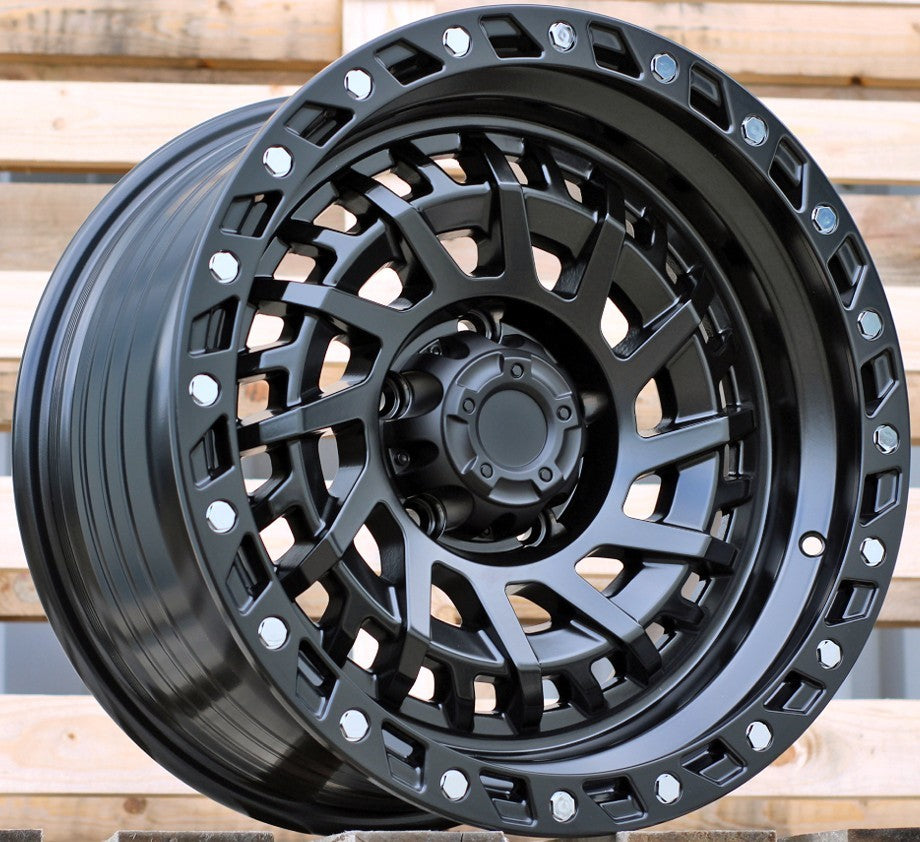 PDW FBX463 Alufælge 17" 5x127 ET-5 – Sort półmat (sæt á 4)
