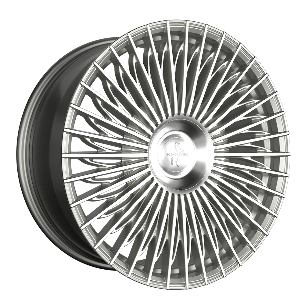 Keskin KT X1 Alufælge 20" 8,5J 5x114.3 ET45 – Blank diamantskåret (sæt á 4)