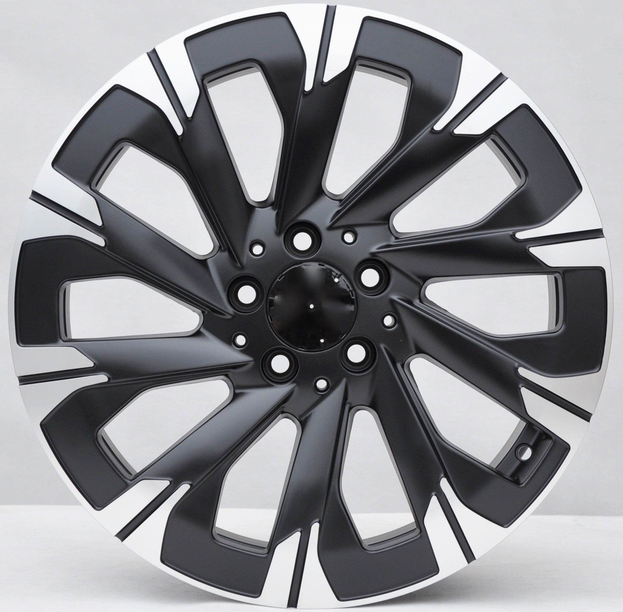 PDW 3519 Alufælge 18" 5x112 ET52 – Poleret/sort półmat (sæt á 4)