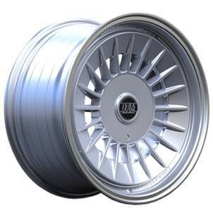 PDW 1085 Alufælge 16" 4x100 ET20 – Sølv/polerowany rant (sæt á 4)