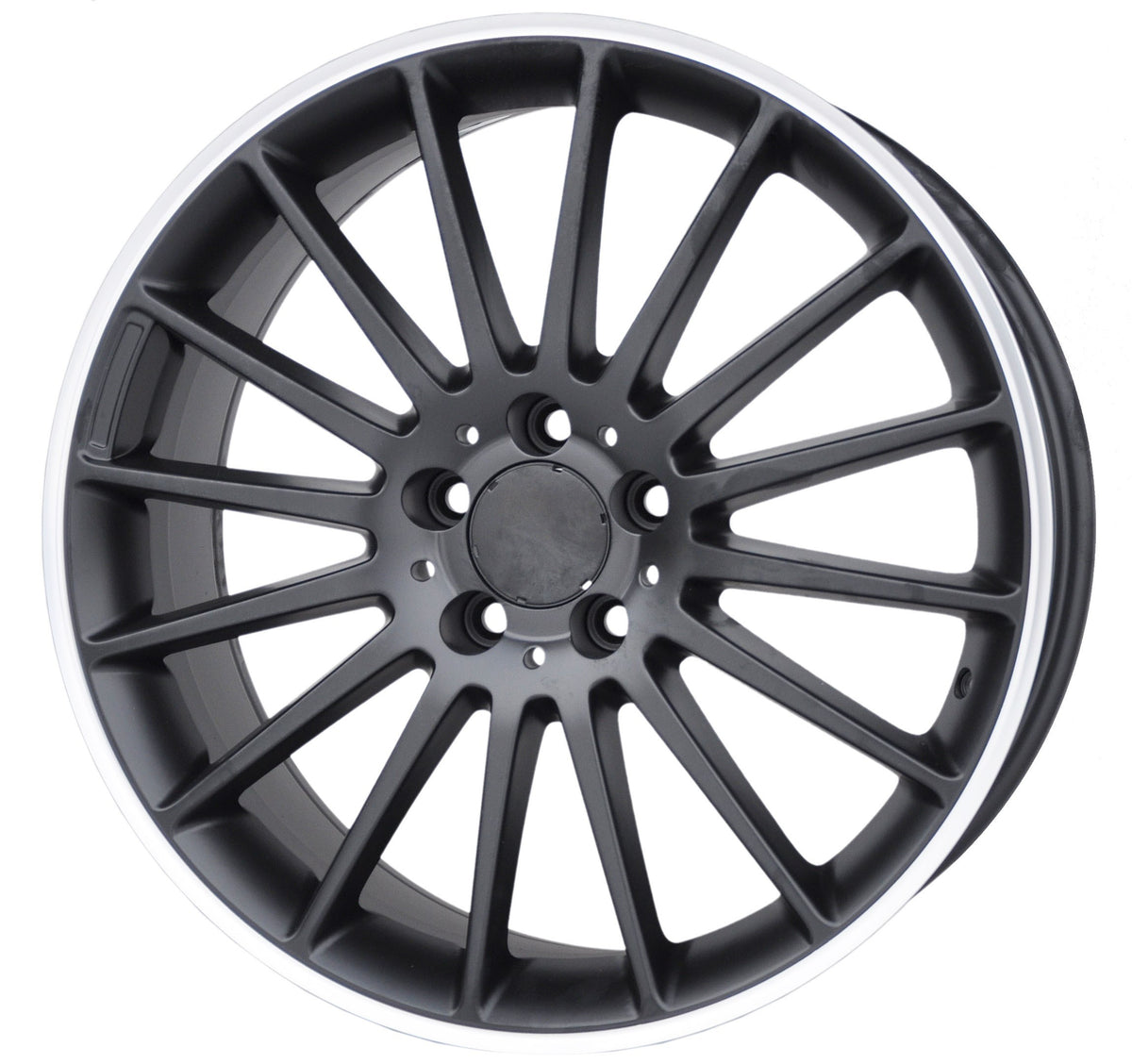 PDW 1020 Alufælge 17" 7,5/9J 5x112 ET40 – Poleret/sort mat (sæt á 4)