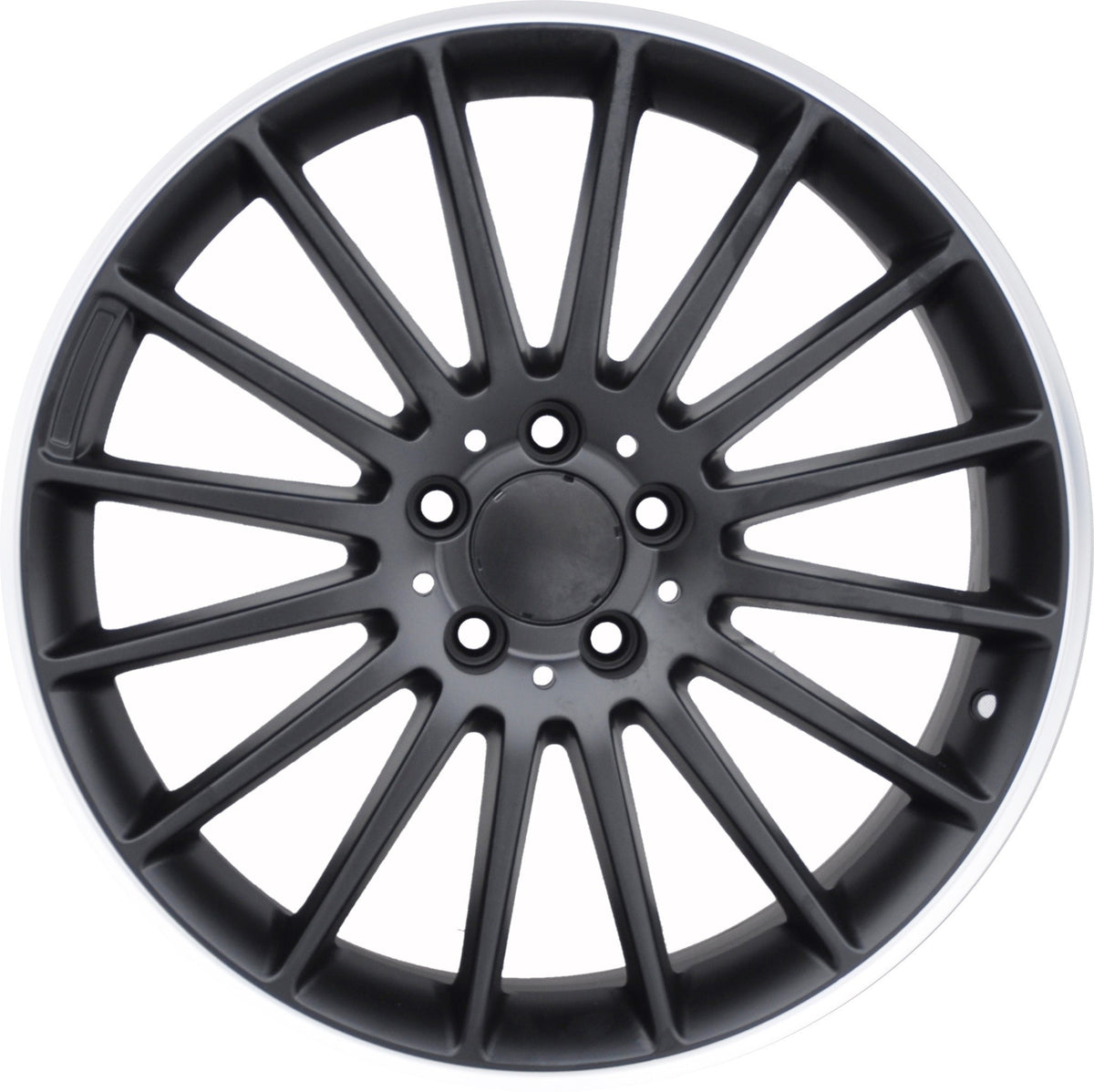 PDW 1020 Alufælge 17" 7,5/9J 5x112 ET40 – Poleret/sort mat (sæt á 4)
