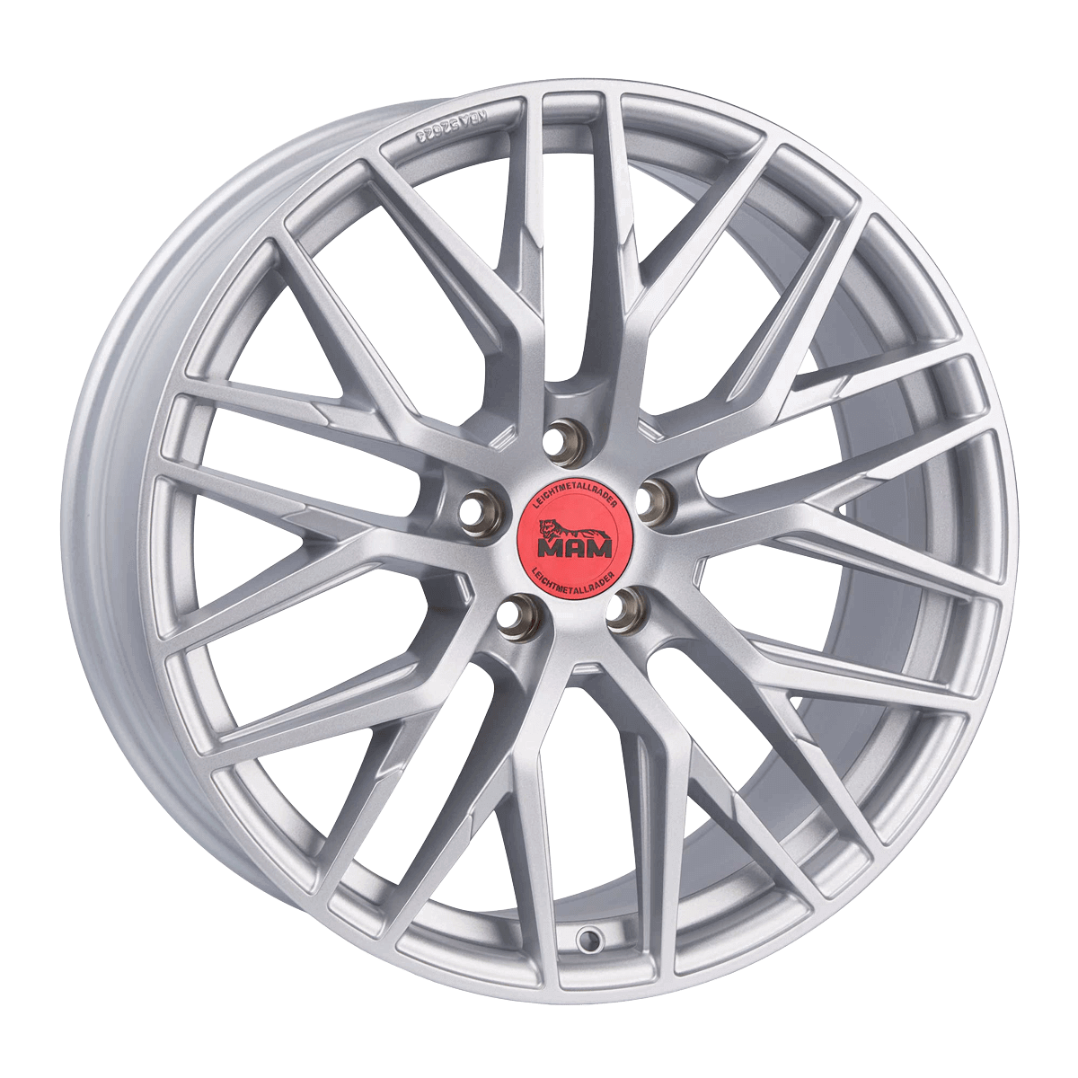MAM RS4 Alufælge 16" 5x120 ET50 – Sølv (sæt á 4)