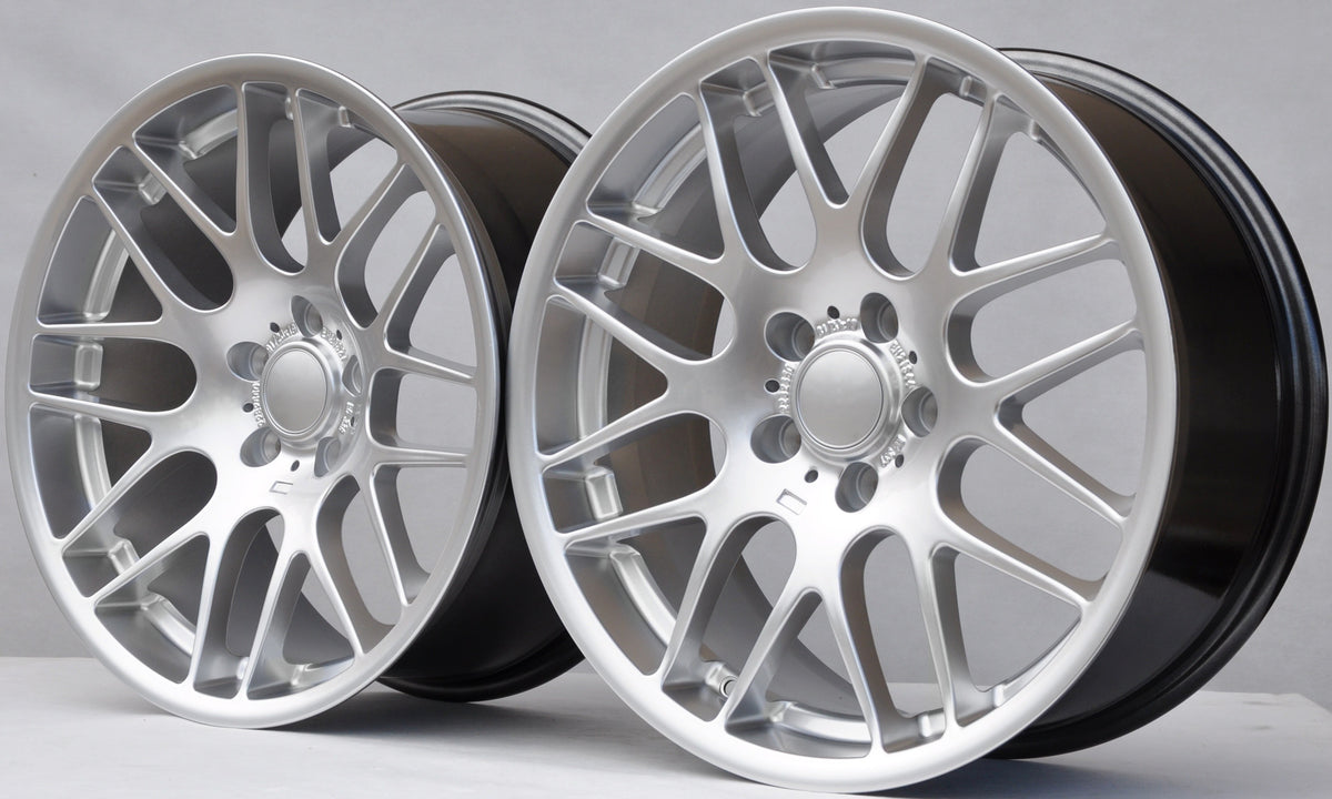 PDW 901 Alufælge 19" 8,5/9,5J 5x120 ET35 – Hyper sølv (sæt á 4)