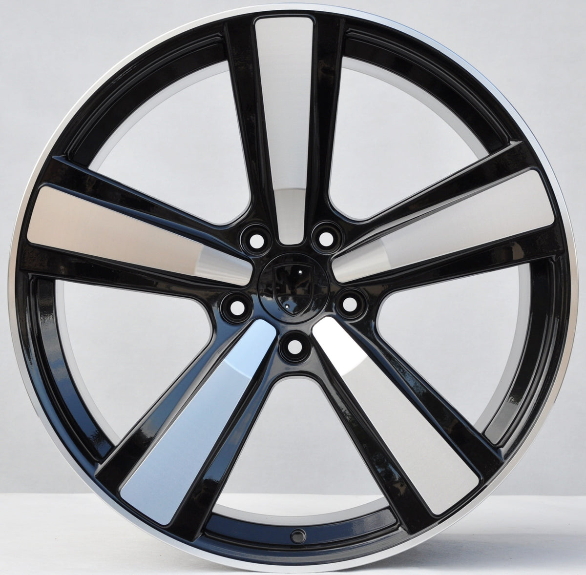 PDW FC021 Alufælge 22" 10/11,5J 5x130 ET48 – Poleret/sort (sæt á 4)