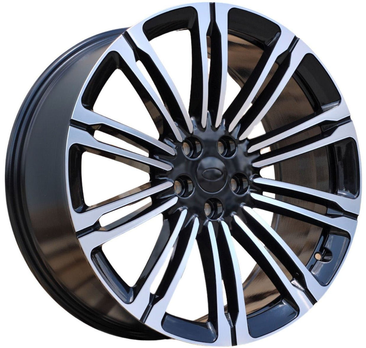 PDW 1066/1125 Alufælge 23" 9,5J 5x120 ET42.5 – Poleret/sort (sæt á 4)