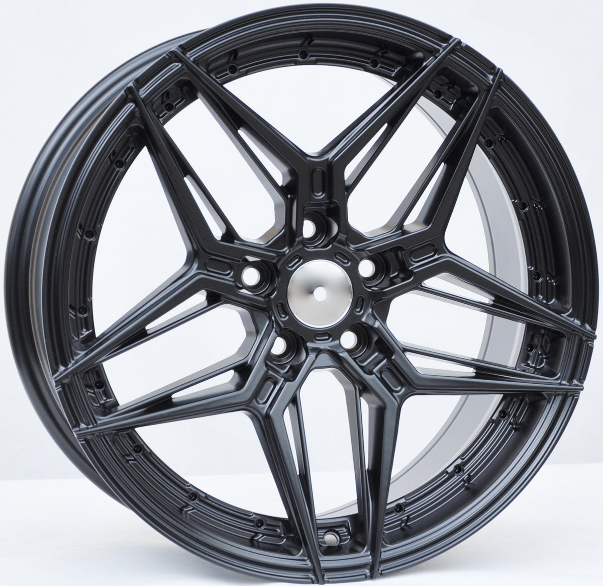 PDW FBX261 Alufælge 17" 7,5J 5x112 ET40 – Sort halvmat (sæt á 4)