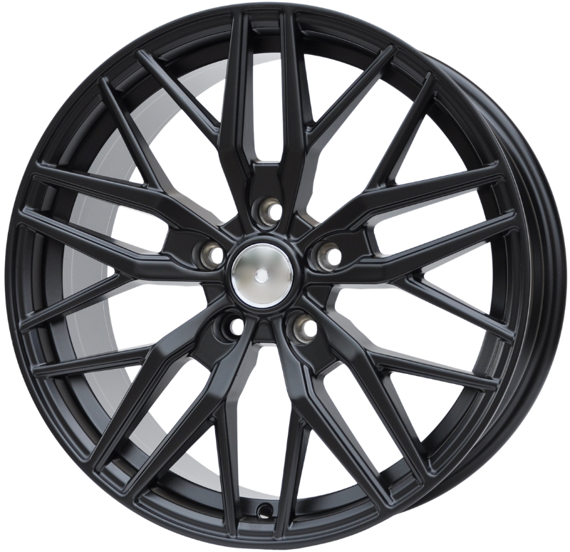 PDW 5230 Alufælge 18" 8J 5x120 ET50 – Sort halvmat (sæt á 4)