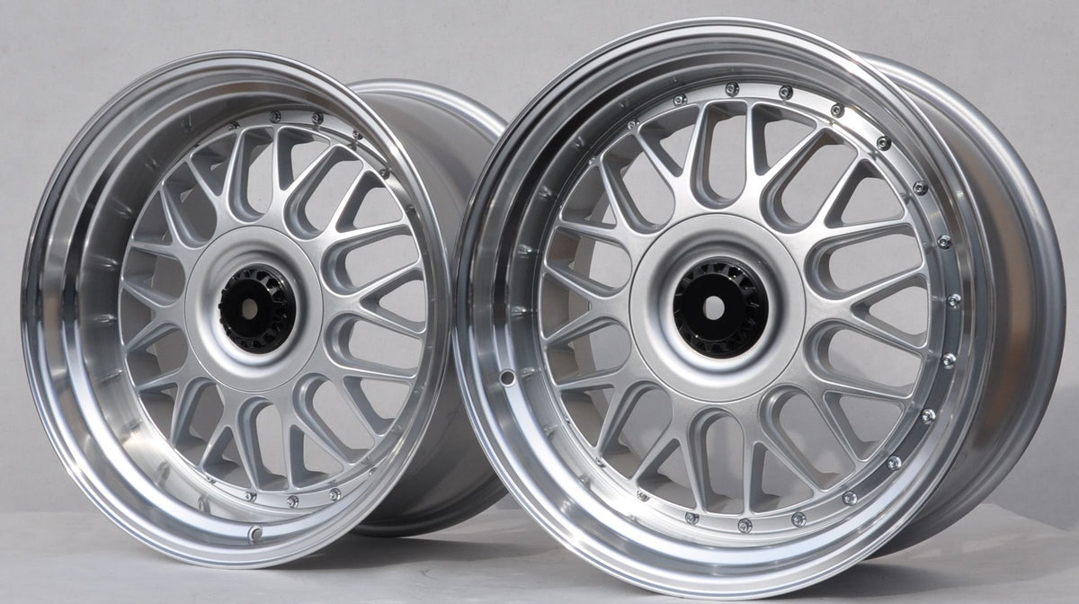 PDW 244 Alufælge 19" 8,5J 5x120 ET35 – Poleret/sølv pulverlakeret (sæt á 4)