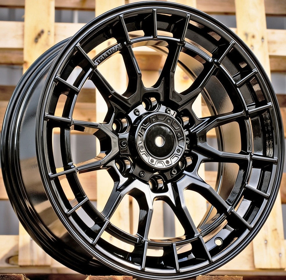 PDW 1401 Alufælge 17" 8,5J 6x139.7 ET12 – Sort (sæt á 4)