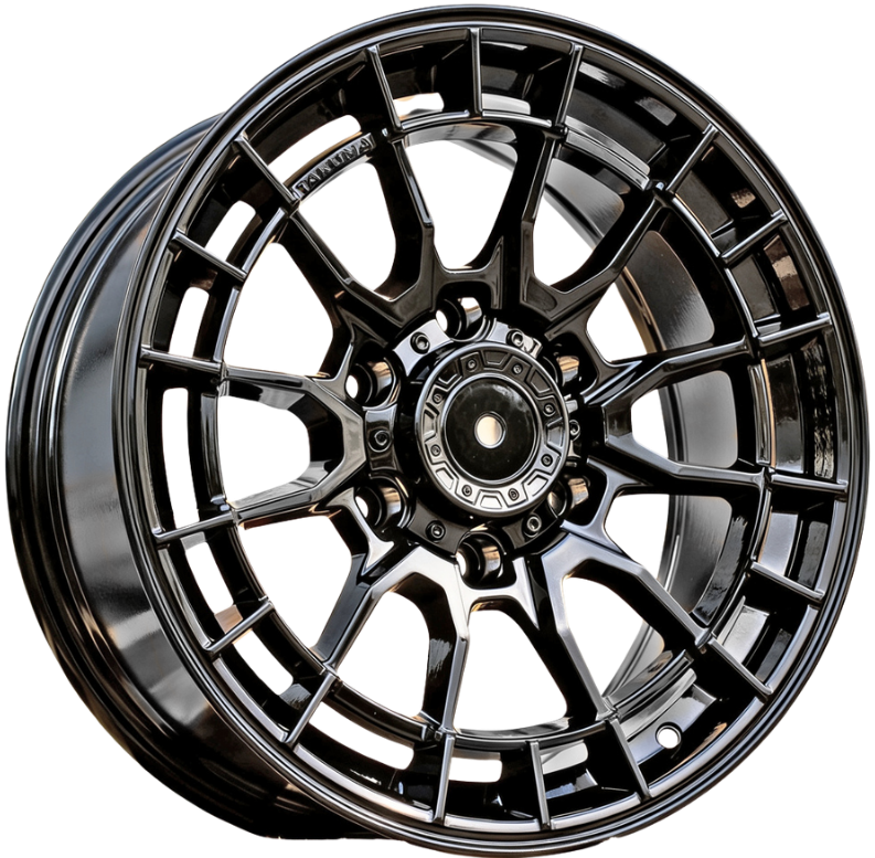 PDW 1401 Alufælge 17" 8,5J 6x139.7 ET12 – Sort (sæt á 4)
