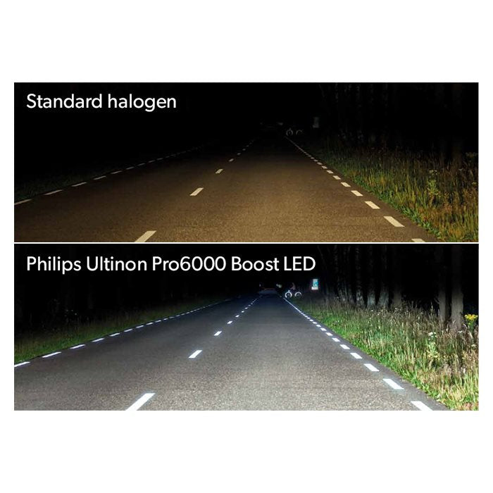 Philips Ultinon Pro6000 Boost LED H4 Gen 2. ECE - Sæt