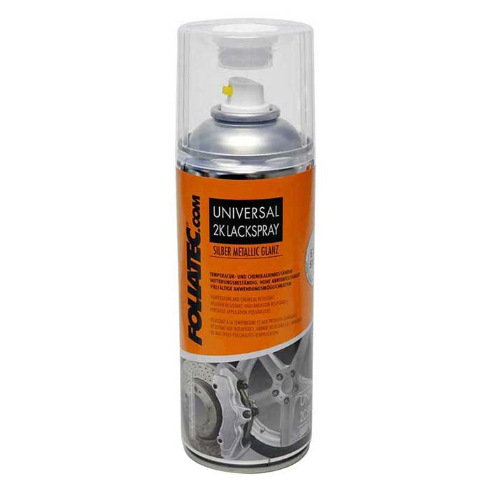 Foliatec 2 komponent Universallak metallisk sølv 400ml