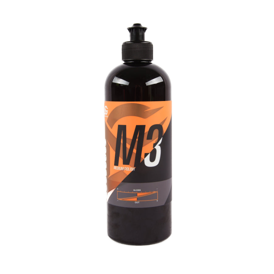 Auto Glanz M3 Mellem Polermiddel (500 ml)