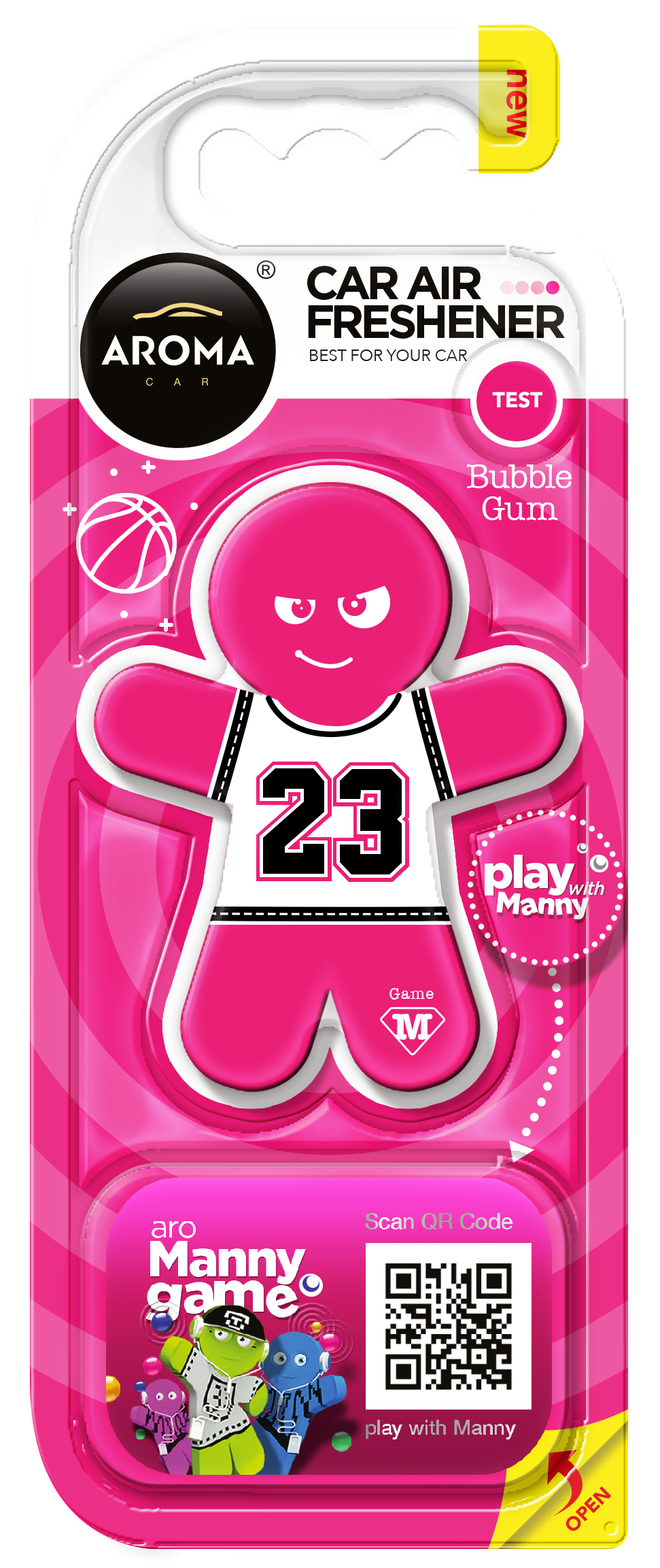 AromaCar Manny Bubble Gum