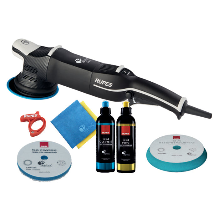 Rupes LHR15 Mark V BigFoot – Dual Action Polermaskine, BAS Kit (Ø125 mm, 15 mm udsving)