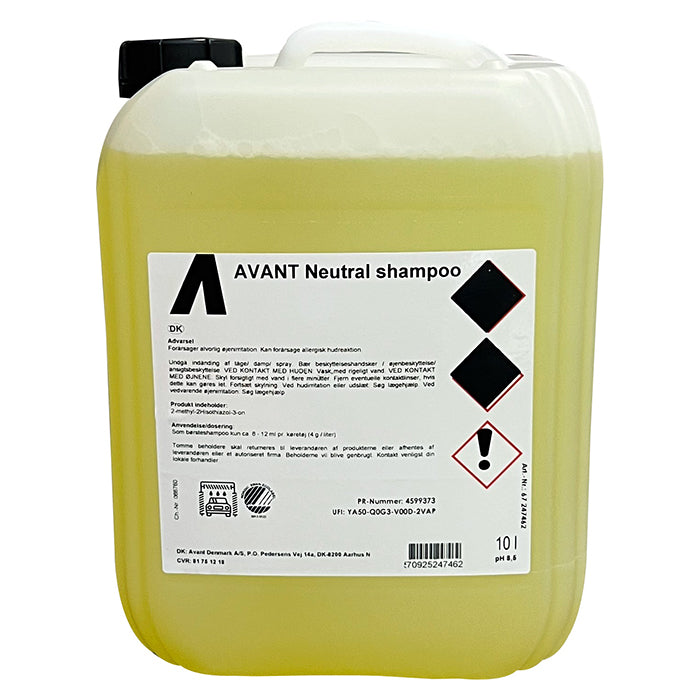 Avant Neutral Shampoo Svanemærket (10 liter)