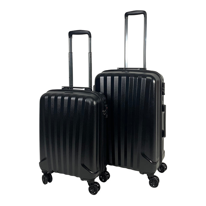 Bon Goût Milano Hardcase 2 pak trolleysæt sort