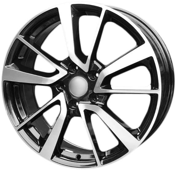 PDW 853/5147/131/NS146 Alufælge 18" 5x114.3 ET40 – Poleret/sort (sæt á 4)