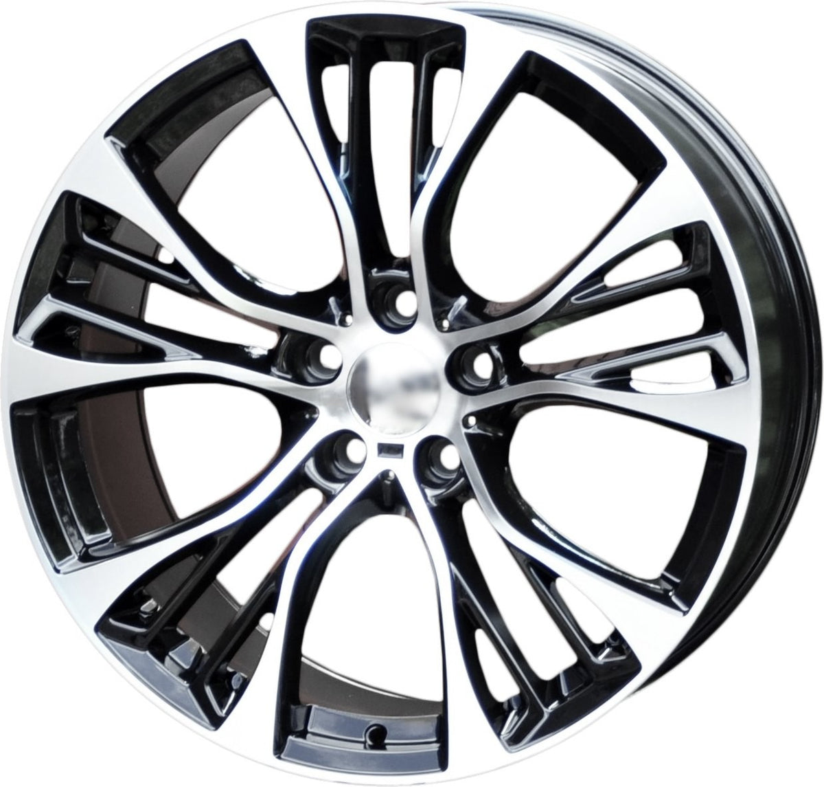 PDW 851 Alufælge 20" 10/11J 5x120 ET40 – Poleret/sort (sæt á 4)