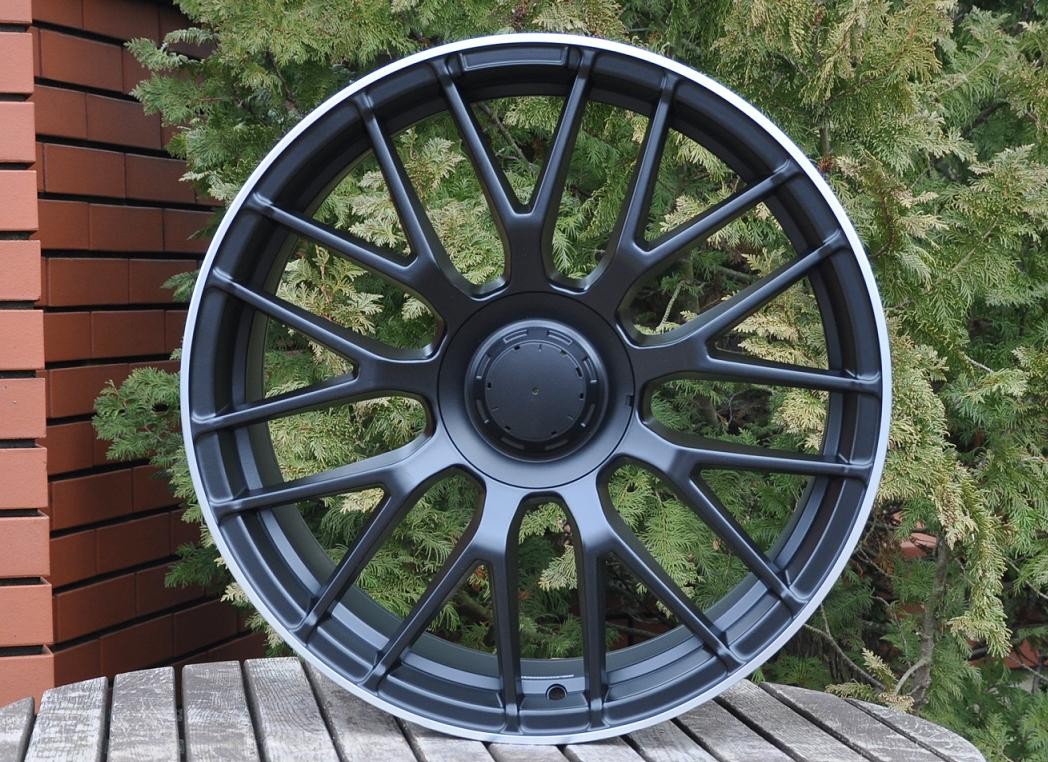 PDW 1258 Alufælge 18" 5x112 ET43 – Poleret/sort mat (sæt á 4)