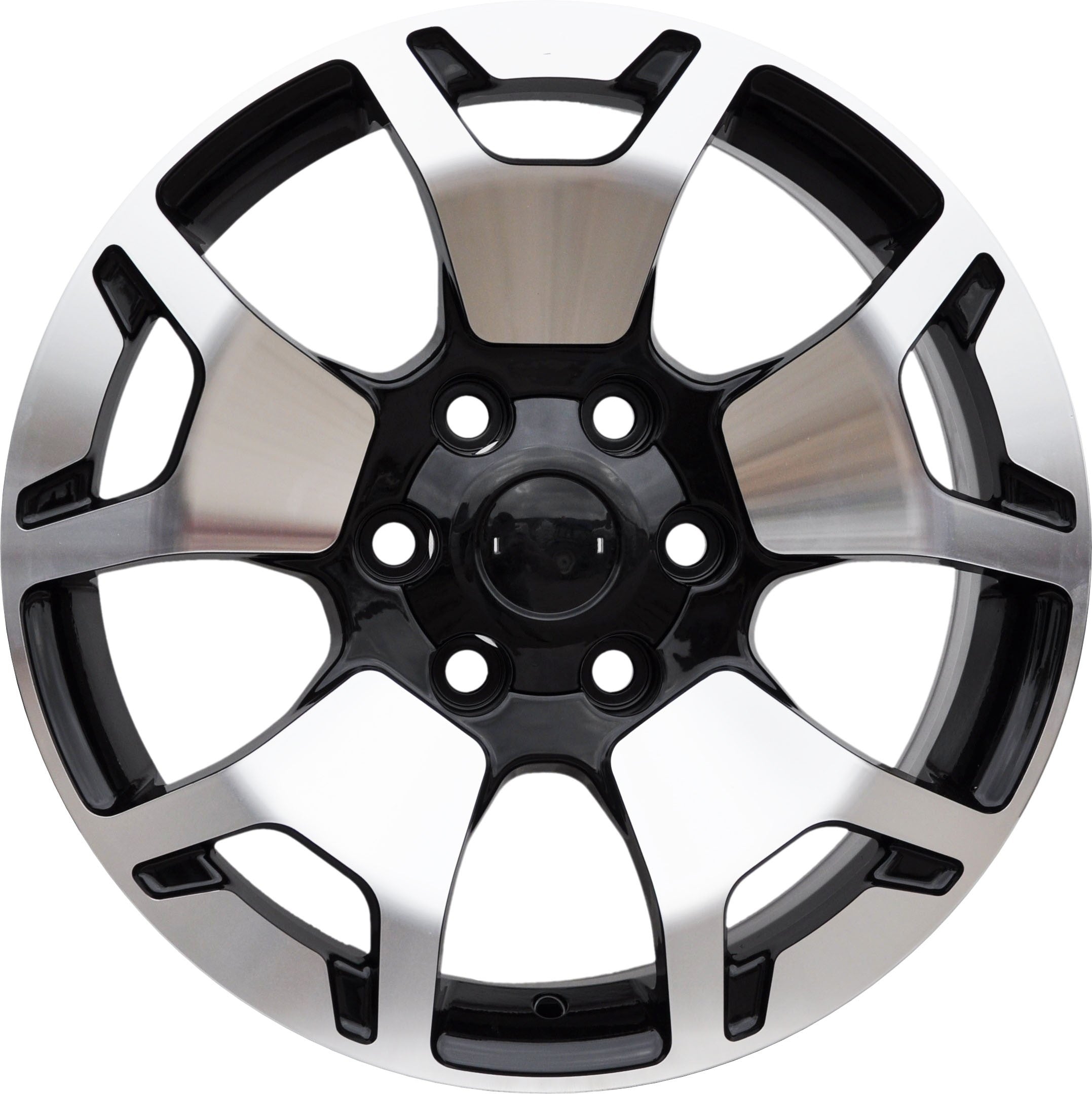 PDW 1460 Alufælge 18" 6x139.7 ET25 – Poleret/sort (sæt á 4)