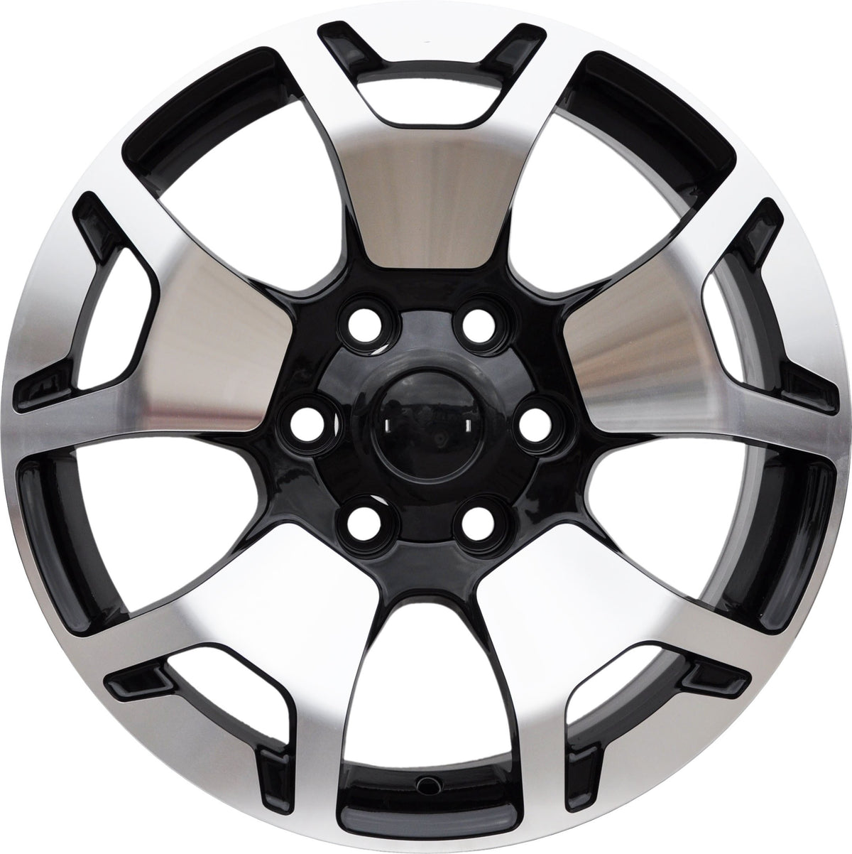 PDW 1460 Alufælge 18" 7,5J 6x139.7 ET25 – Poleret/sort (sæt á 4)