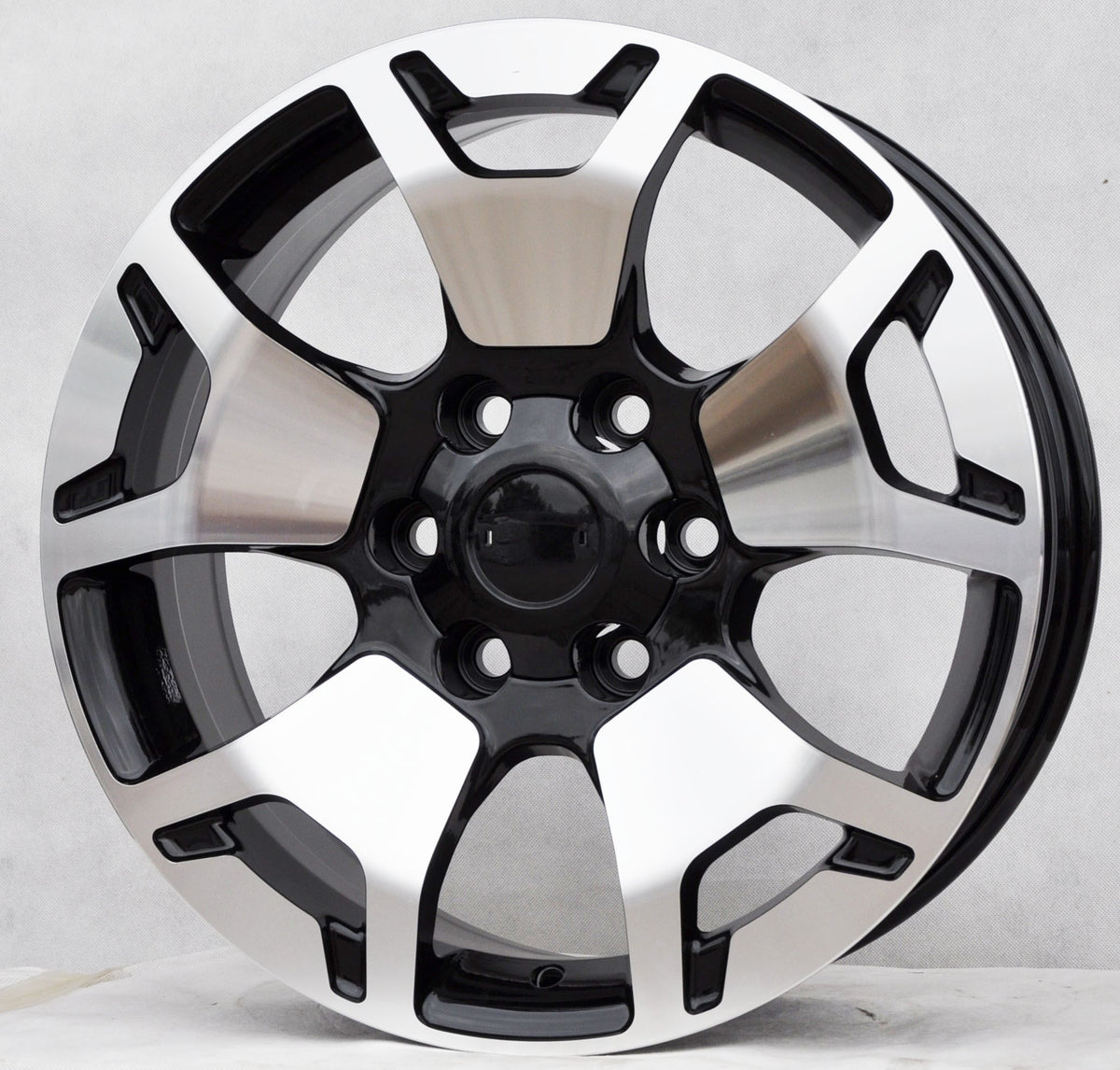 PDW 1460 Alufælge 18" 7,5J 6x139.7 ET25 – Poleret/sort (sæt á 4)