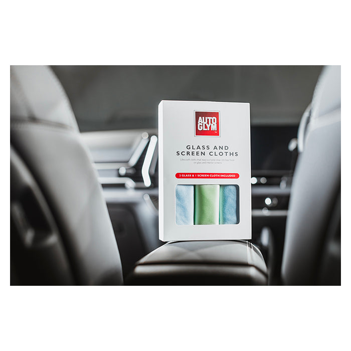 Autoglym Mikrofiberklude til Glas og Skærm (3 stk)