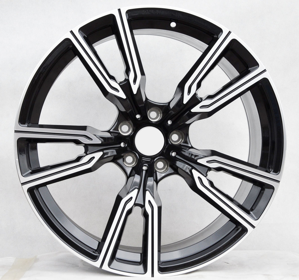 PDW 5033 Alufælge 21" 10,5/11,5J 5x120 ET32 – Poleret/sort (sæt á 4)