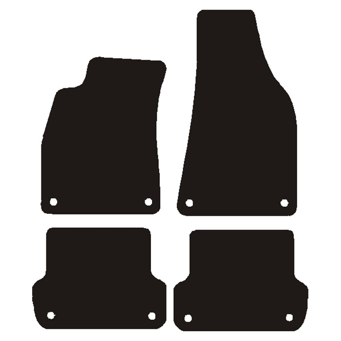 Velour måtter Audi A4 2000-2008
