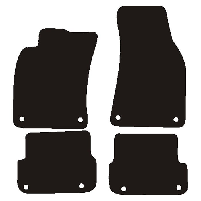 Velour måtter Audi A6 2007-2011