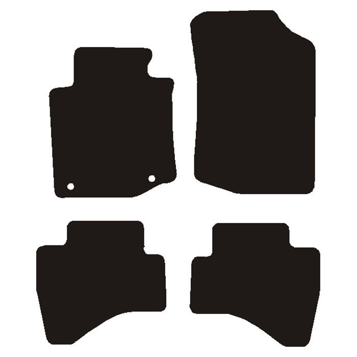 Velour måtter Citroen C1 2010-2013