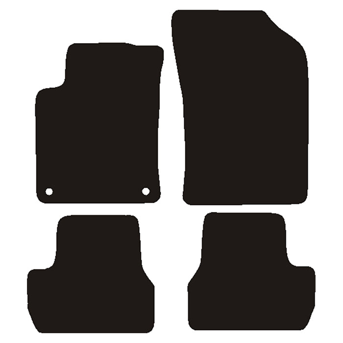 Velour måtter Citroen C3/DS3 2009-2016