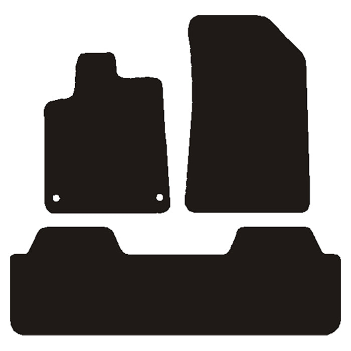 Velour måtter Citroen C5 2001-2008