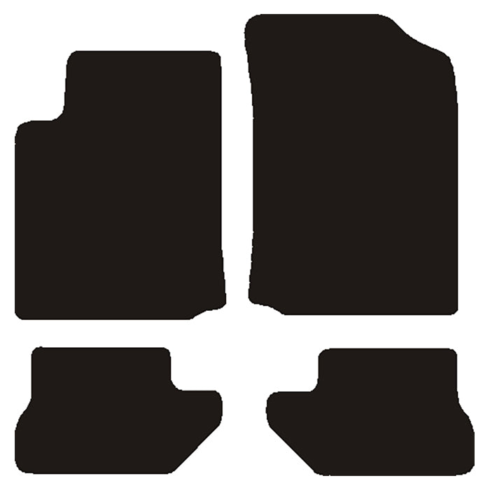 Velour måtter Citroen C3 Pluriel 2003- 2005