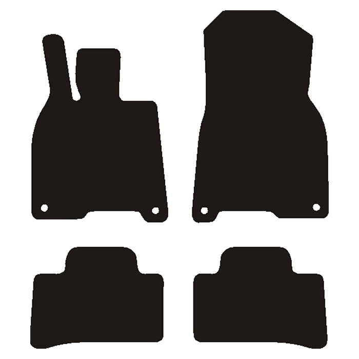 Velour Måtter Mercedes EQE (V295) 2022-
