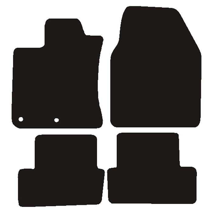 Velour måtter Nissan Qashqai 2007-2014