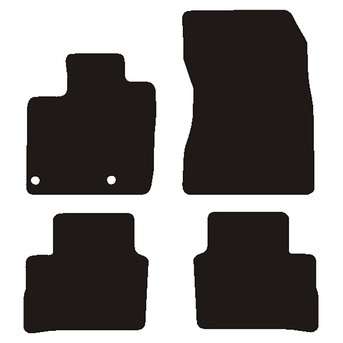 Velour måtter Nissan Qashqai J12 2022-