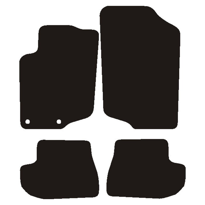 Velour måtter Peugeot 207 CC 2006-2012