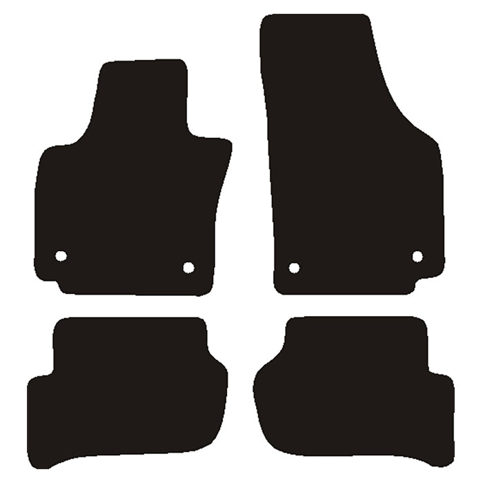Velour måtter Seat Altea XL fra 09/2006 - 2015