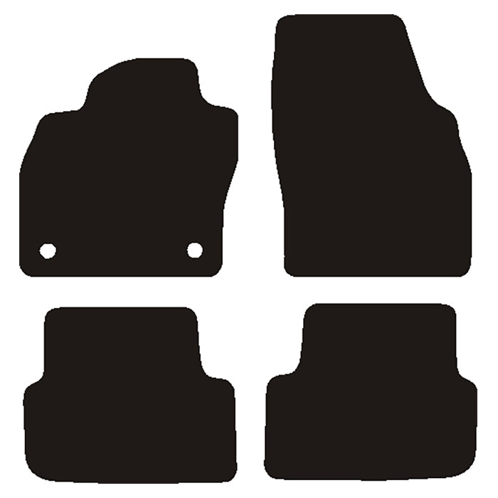 Velour måtter Skoda Fabia MK4 2021-