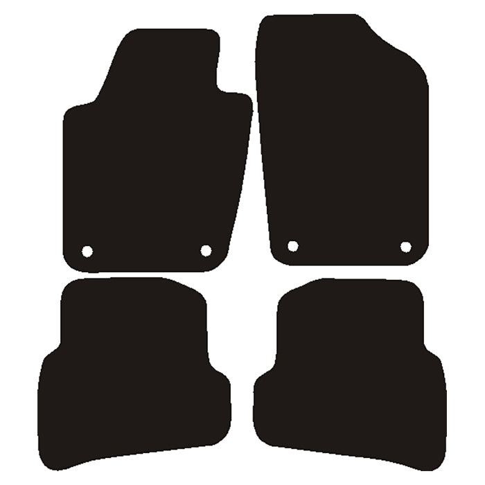 Velour måtter VW Polo 2009-16