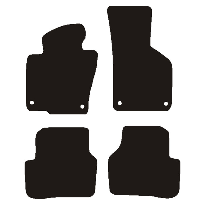 Velour måtter VW Passat 2010-2014